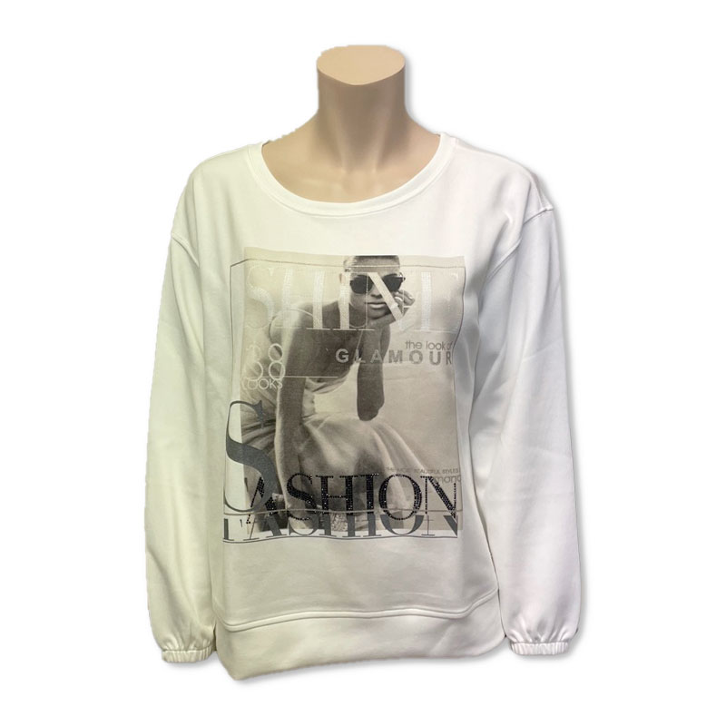 Dámská slabší mikina Monari, bílá