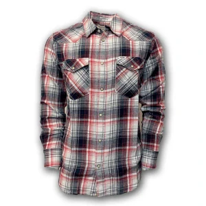 Pánská košile Wrangler, károvaná červená