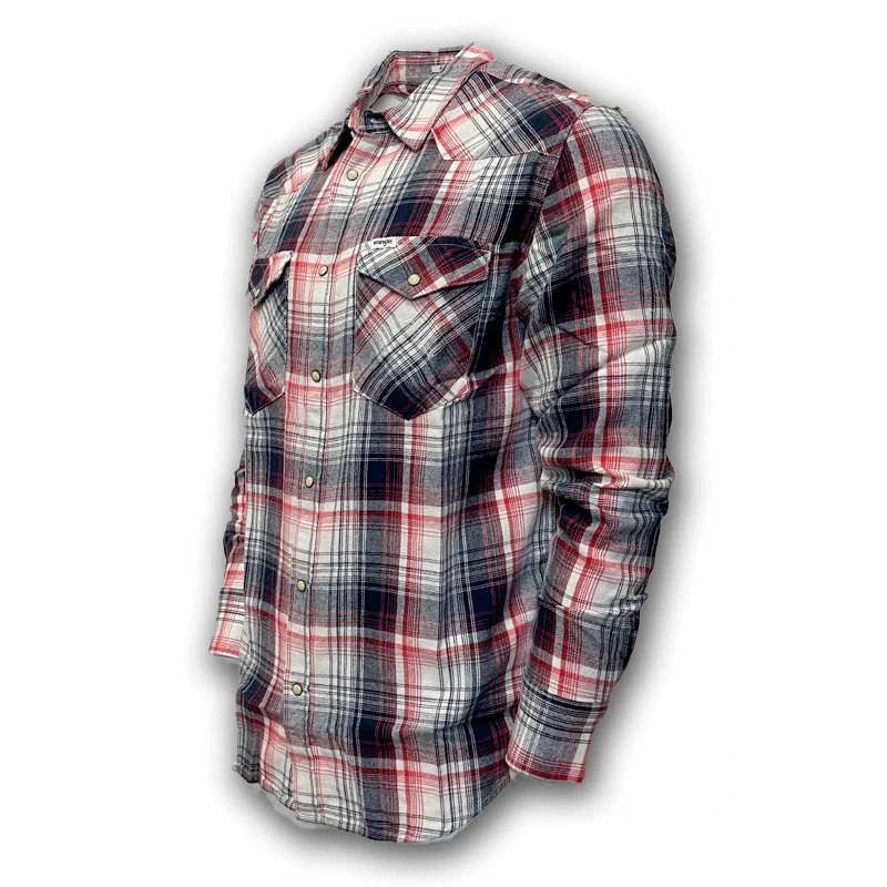 Pánská košile Wrangler, károvaná červená