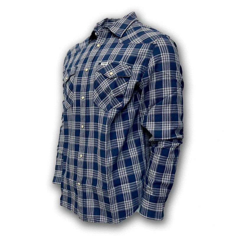 Pánská košile Wrangler, károvaná modrá