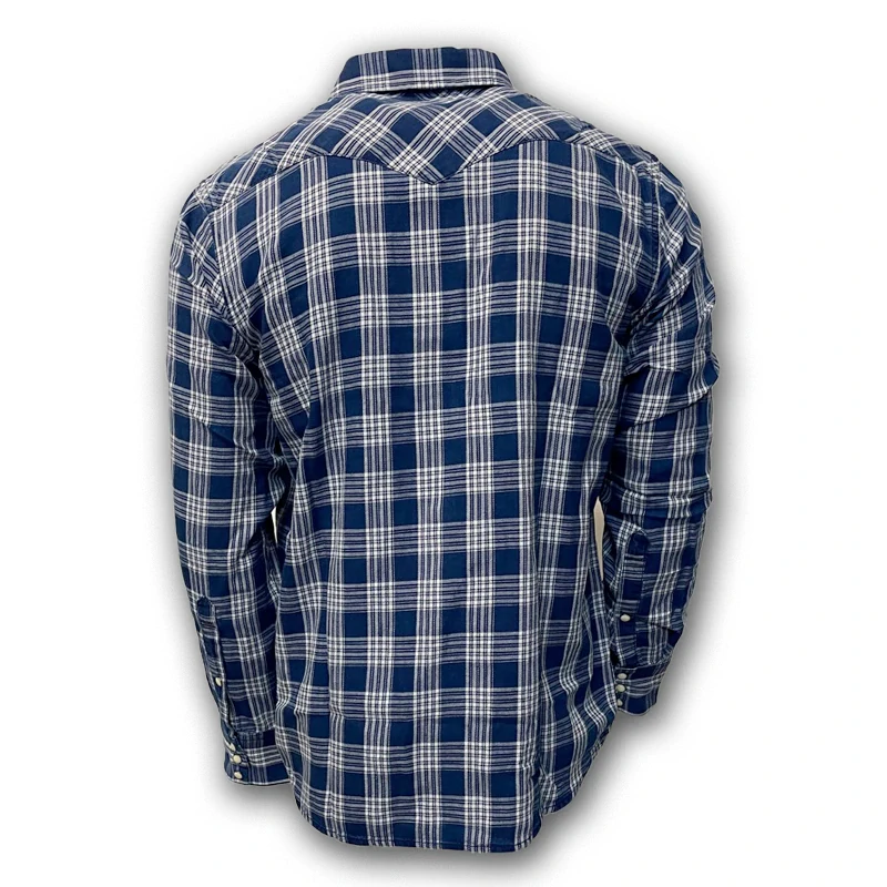 Pánská košile Wrangler, károvaná modrá